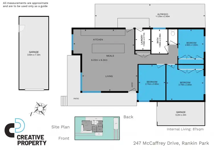 Floorplan of Homely house listing, 247 McCaffrey Drive, Rankin Park NSW 2287