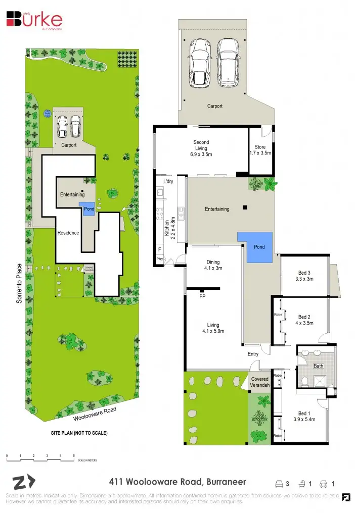 Floorplan of Homely house listing, 411 Woolooware Road, Burraneer NSW 2230