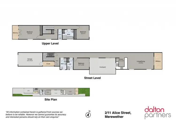 Floorplan of Homely townhouse listing, 2/11 Alice Street, Merewether NSW 2291