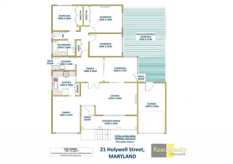 Floorplan of Homely house listing, 21 Holywell Street, Maryland NSW 2287