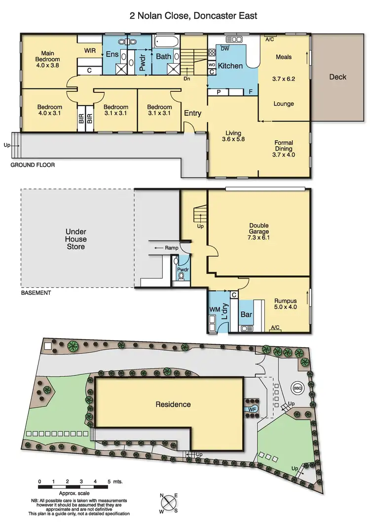 Floorplan of Homely house listing, 2 Nolan Close, Doncaster East VIC 3109