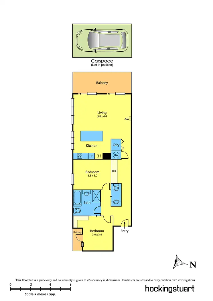 Floorplan of Homely apartment listing, 7/331 Orrong Road, St Kilda East VIC 3183