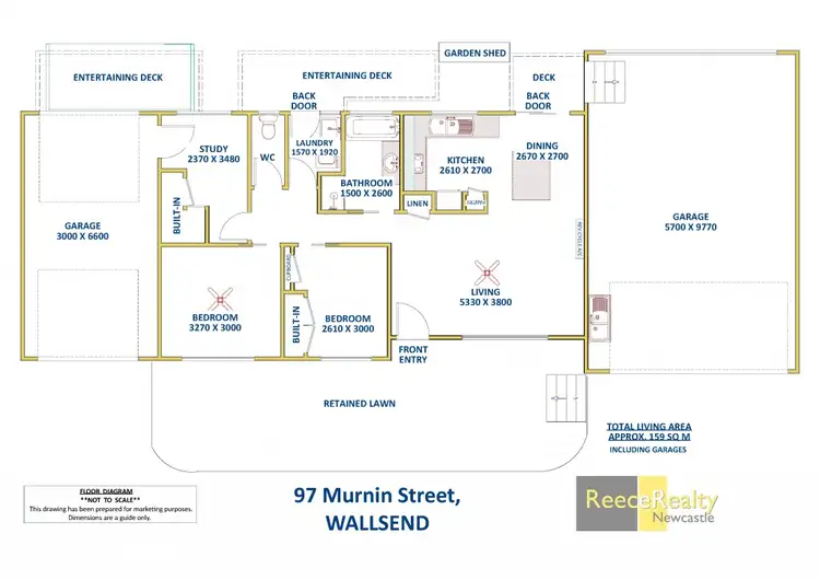 Floorplan of Homely house listing, 97 Murnin Street, Wallsend NSW 2287