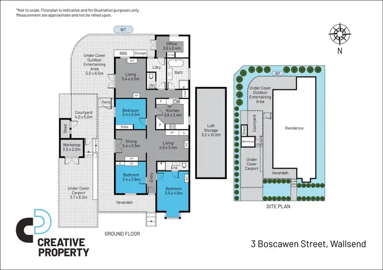 Floorplan of Homely house listing, 3 Boscawen Street, Wallsend NSW 2287