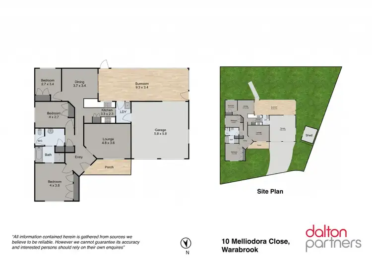 Floorplan of Homely house listing, 10 Melliodora Close, Warabrook NSW 2304