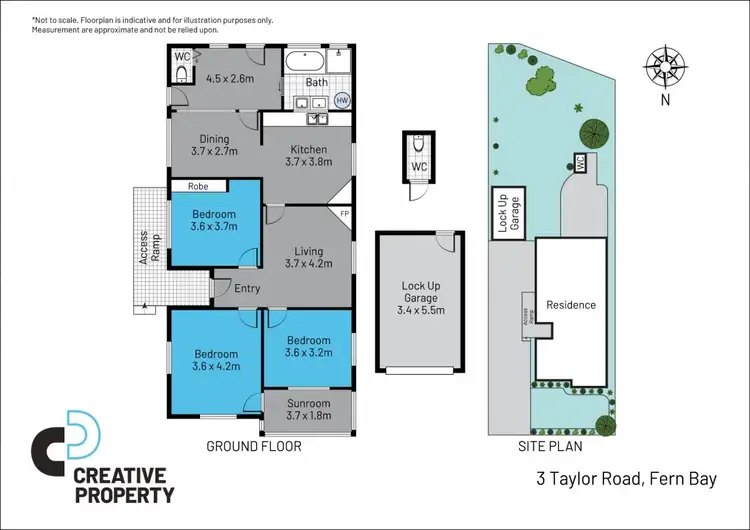 Floorplan of Homely house listing, 3 Taylor Road, Fern Bay NSW 2295
