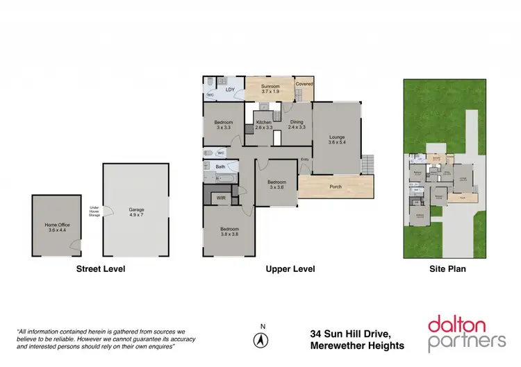 Floorplan of Homely house listing, 34 Sun Hill Drive, Merewether Heights NSW 2291