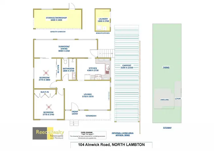 Floorplan of Homely house listing, 104 Alnwick Road, North Lambton NSW 2299