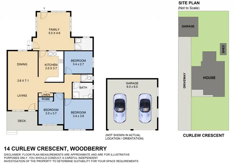 Floorplan of Homely house listing, 14 Curlew Crescent, Woodberry NSW 2322