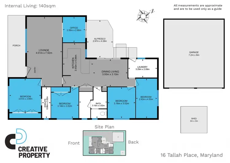 Floorplan of Homely house listing, 16 Tallah Place, Maryland NSW 2287