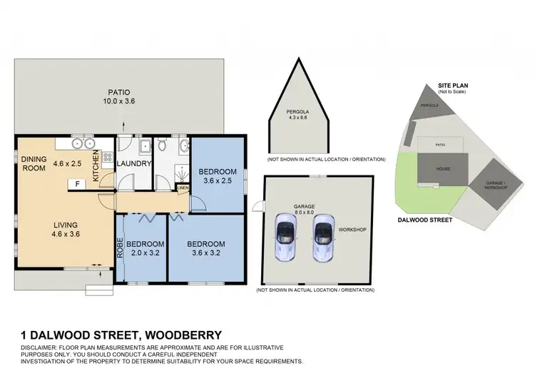 Floorplan of Homely house listing, 1 Dalwood Street, Woodberry NSW 2322