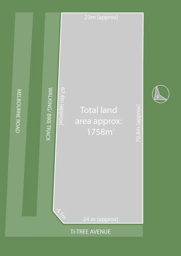 Floorplan of Homely land listing, 5 Ti-Tree Avenue, Blairgowrie VIC 3942