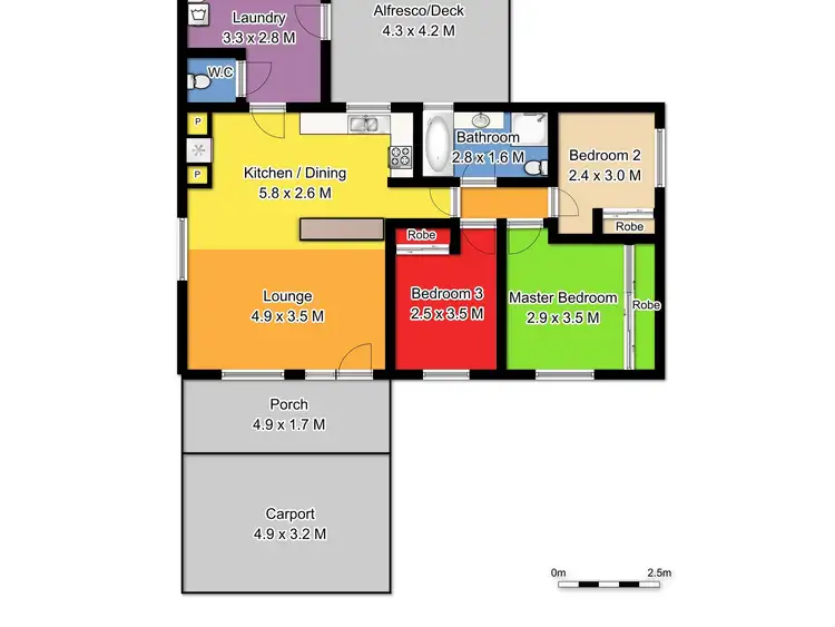 Floorplan of Homely house listing, 2 Condie Crescent, North Nowra NSW 2541