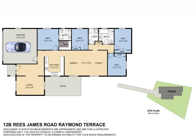 Floorplan of Homely house listing, 12B Rees James Road, Raymond Terrace NSW 2324