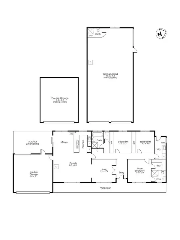 Floorplan of Homely house listing, 434 Wilsons Road, Haddon VIC 3351