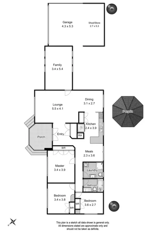 Floorplan of Homely house listing, 1 Tyson Court, Ringwood VIC 3134