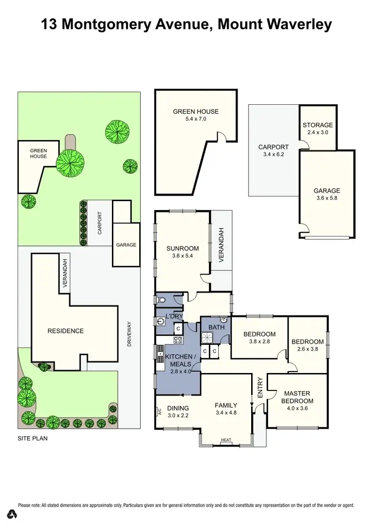 Floorplan of Homely house listing, 13 Montgomery Avenue, Mount Waverley VIC 3149
