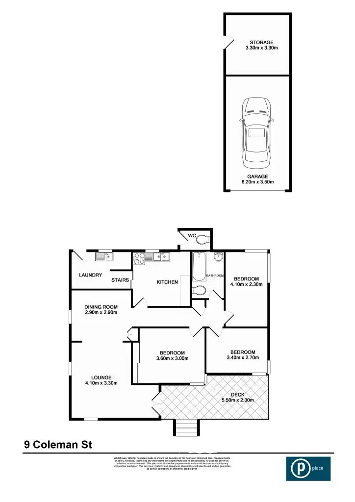 Floorplan of Homely house listing, 9 Coleman Street, Graceville QLD 4075