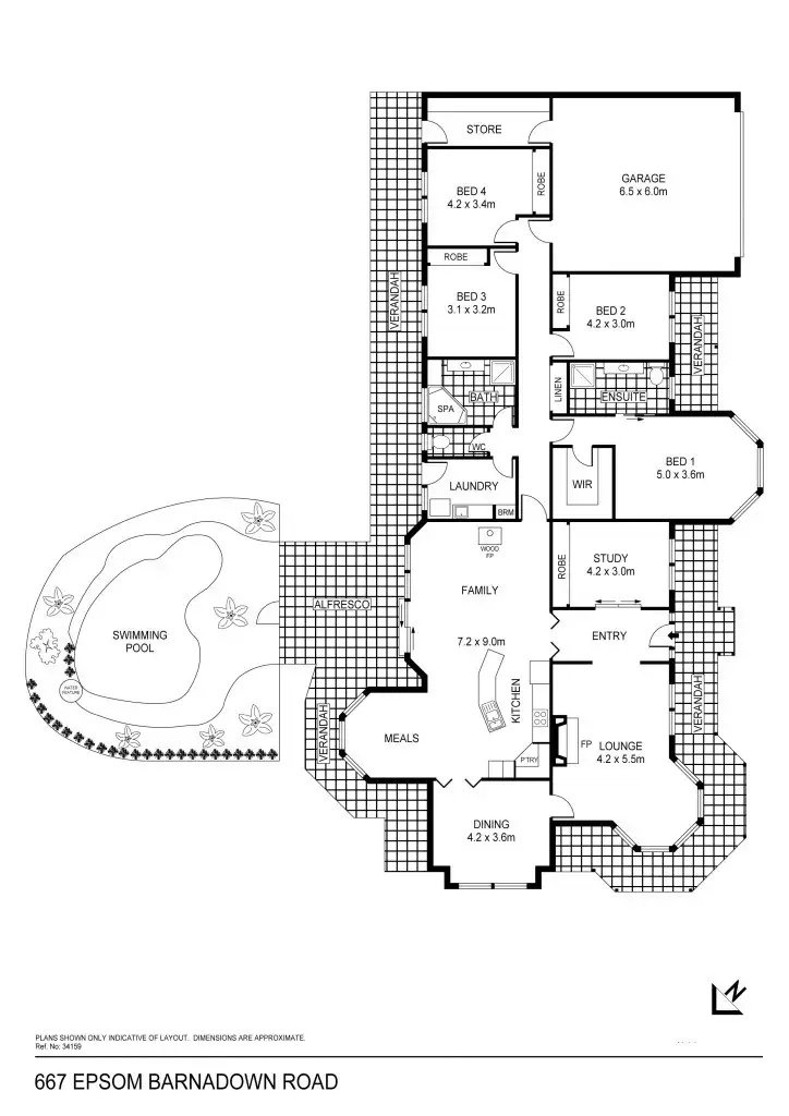Floorplan of Homely house listing, 667 Epsom - Barnadown Road, Bagshot VIC 3551