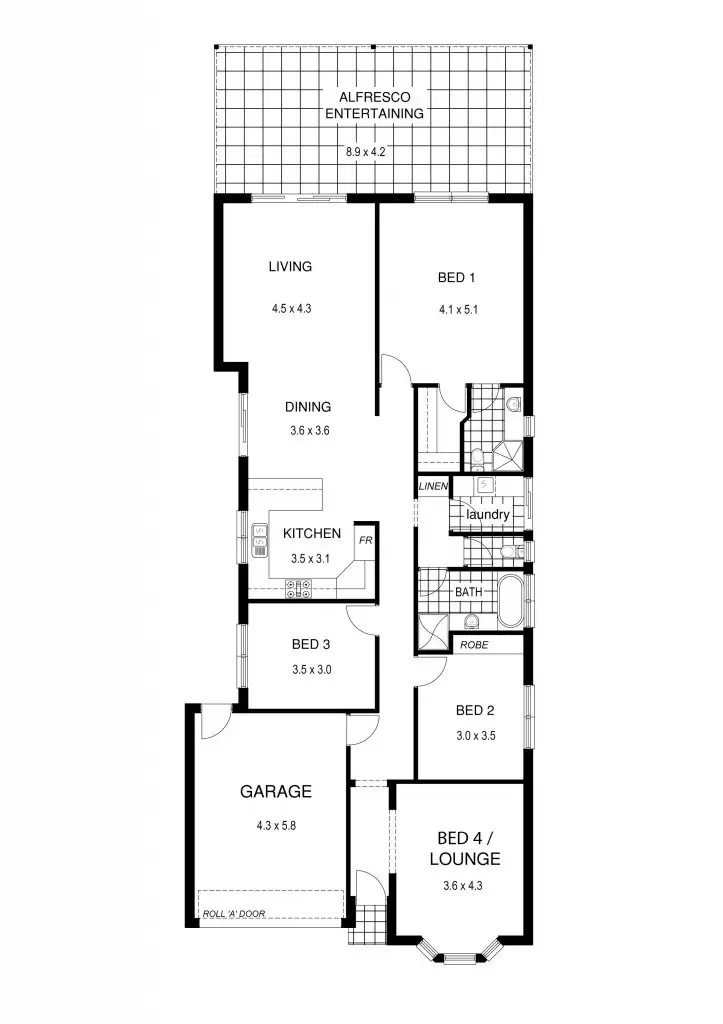 Floorplan of Homely house listing, 11 Burton Avenue, Windsor Gardens SA 5087