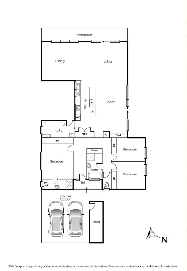 Floorplan of Homely house listing, 34 Bowman Street, Aspendale VIC 3195