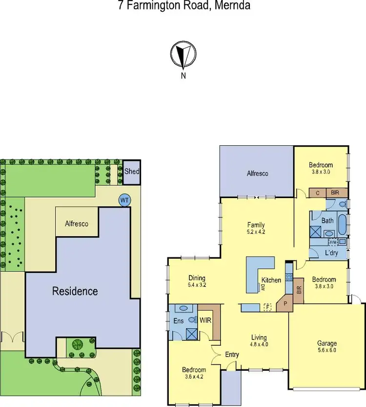 Floorplan of Homely house listing, 7 Farmington Road, Mernda VIC 3754