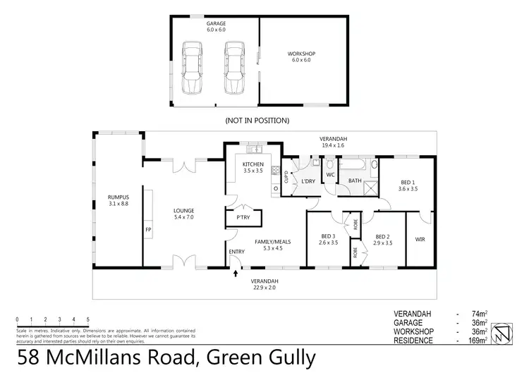 Floorplan of Homely house listing, 58 McMillans Road, Green Gully VIC 3462