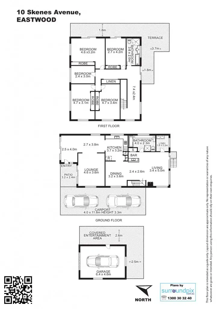 Floorplan of Homely house listing, 10 Skenes Avenue, Eastwood NSW 2122