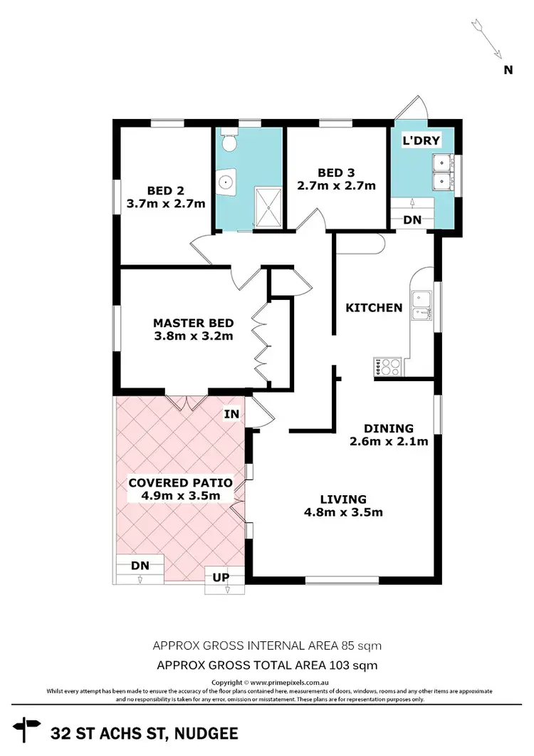 Floorplan of Homely house listing, 32 Saint Achs Street, Nudgee QLD 4014