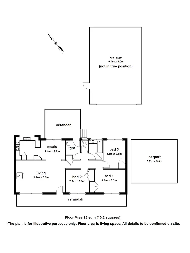 Floorplan of Homely house listing, 41 Second Avenue, Cockatoo VIC 3781