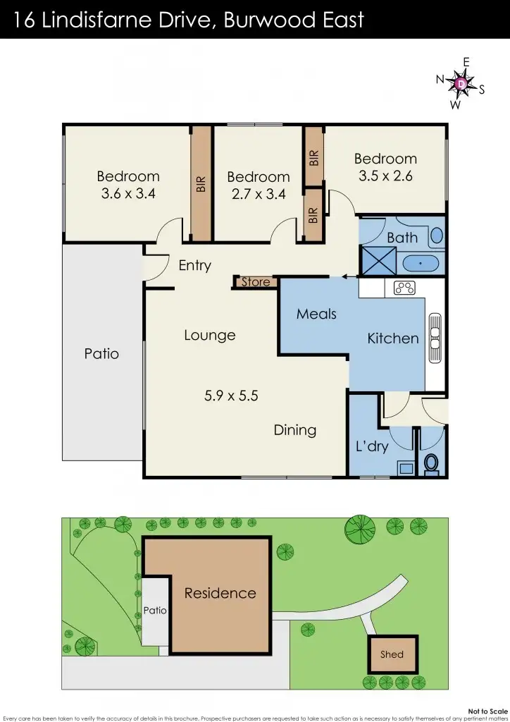 Floorplan of Homely house listing, 16 Lindisfarne Drive, Burwood East VIC 3151