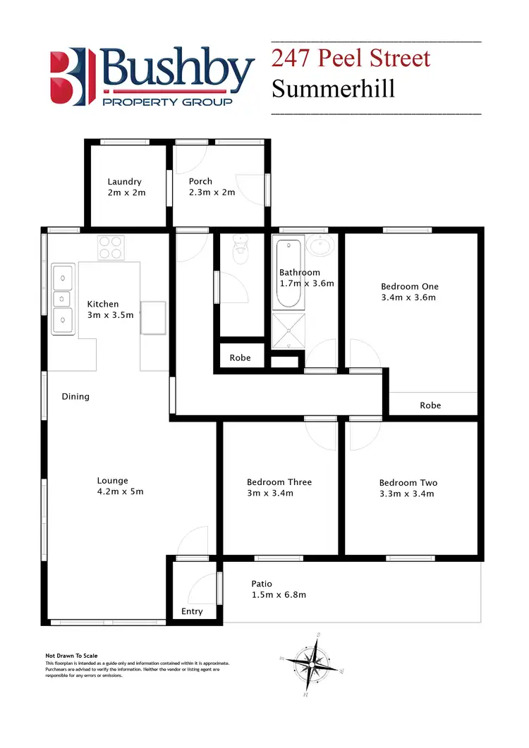 Floorplan of Homely house listing, 247 Peel Street, Summerhill TAS 7250