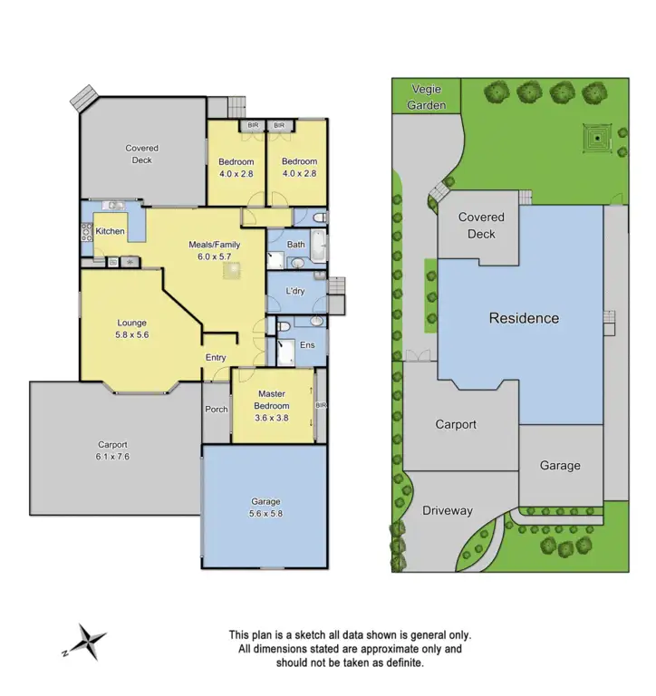 Floorplan of Homely house listing, 9 Woody Link, Croydon South VIC 3136