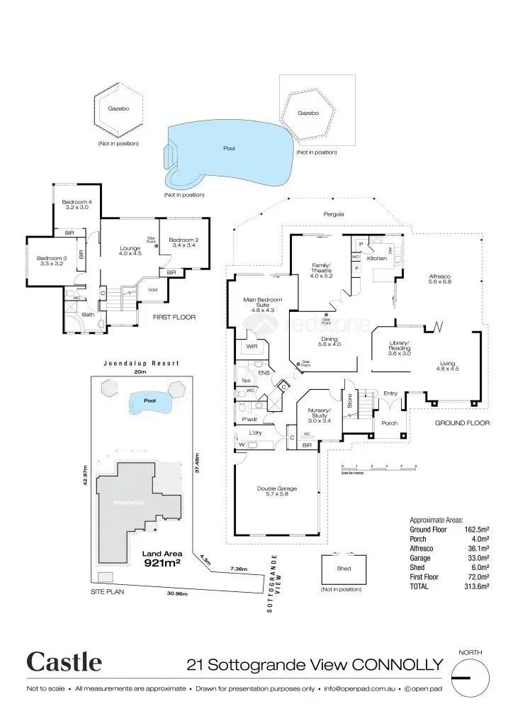 Floorplan of Homely house listing, 21 Sottogrande View, Connolly WA 6027