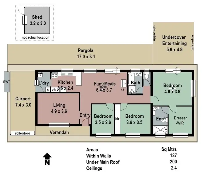 Floorplan of Homely house listing, 3 Malanilla Court, Balhannah SA 5242