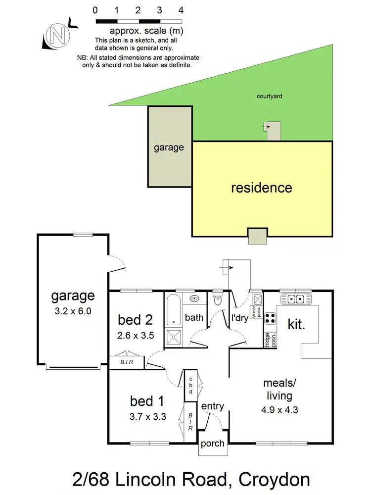 Floorplan of Homely unit listing, 2/68 Lincoln Road, Croydon VIC 3136