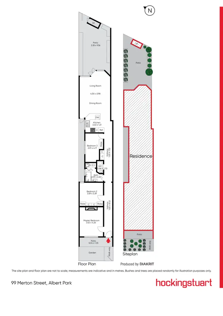 Floorplan of Homely house listing, 99 Merton Street, Albert Park VIC 3206