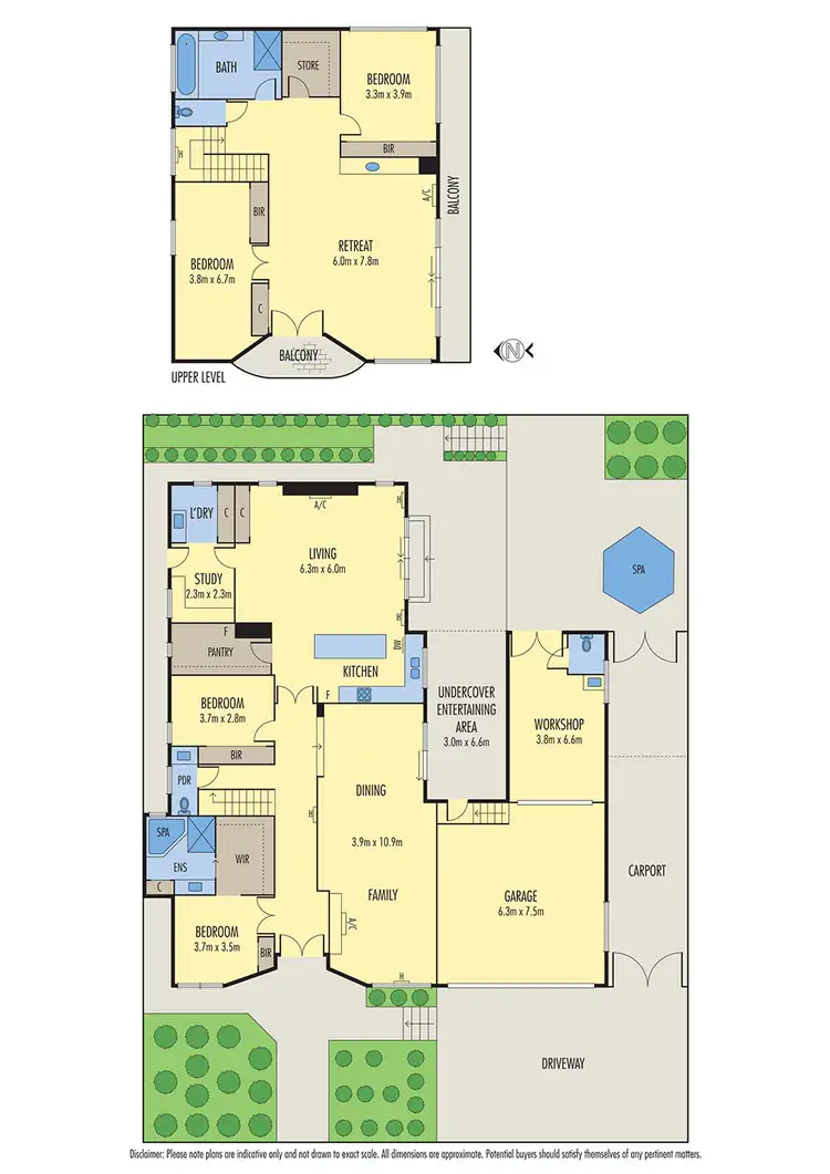 Floorplan of Homely house listing, 6 Pinto Way, Highton VIC 3216