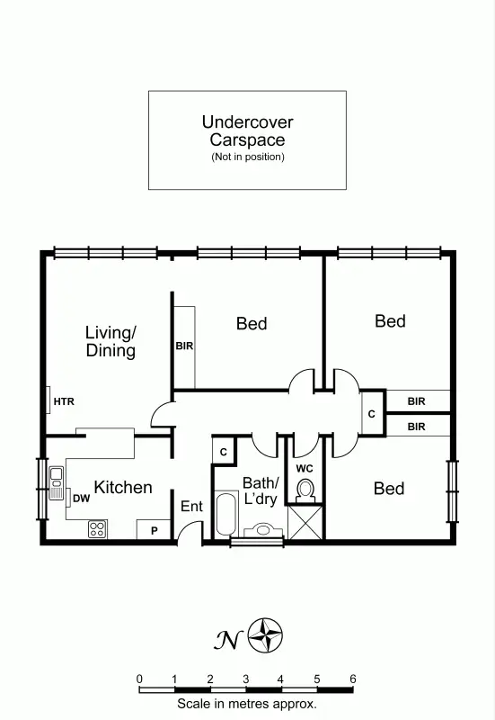 Floorplan of Homely apartment listing, 6/2B Grandview Grove, Carnegie VIC 3163
