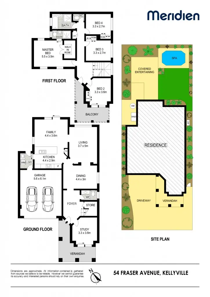 Floorplan of Homely house listing, 54 Fraser Avenue, Kellyville NSW 2155