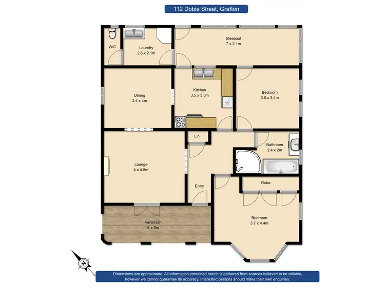 Floorplan of Homely house listing, 112 Dobie Street, Grafton NSW 2460