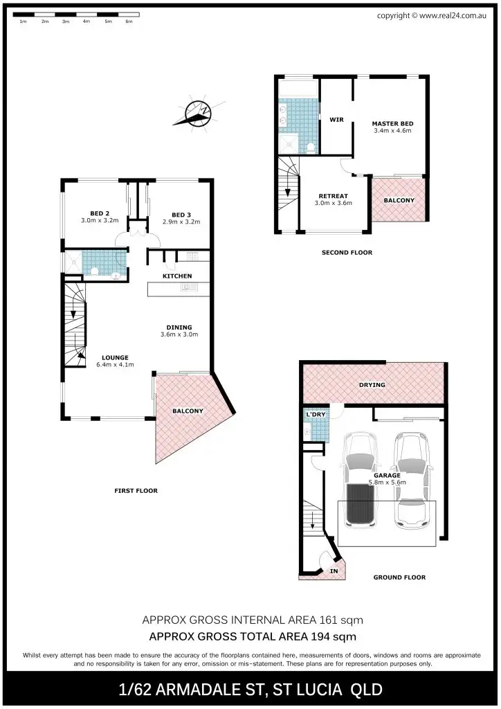 Floorplan of Homely house listing, 1/62 Armadale Street, St Lucia QLD 4067