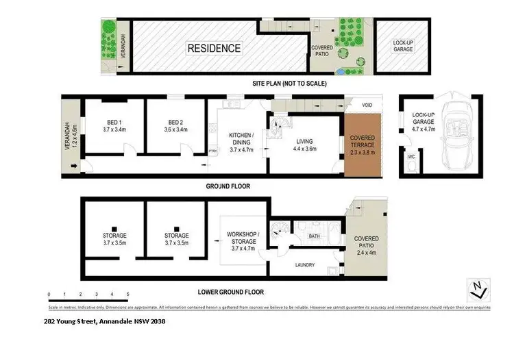 Floorplan of Homely house listing, 282 Young Street, Annandale NSW 2038