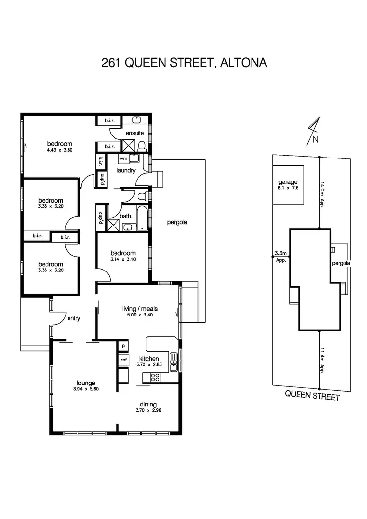 Floorplan of Homely house listing, 261 Queen Street, Altona VIC 3018