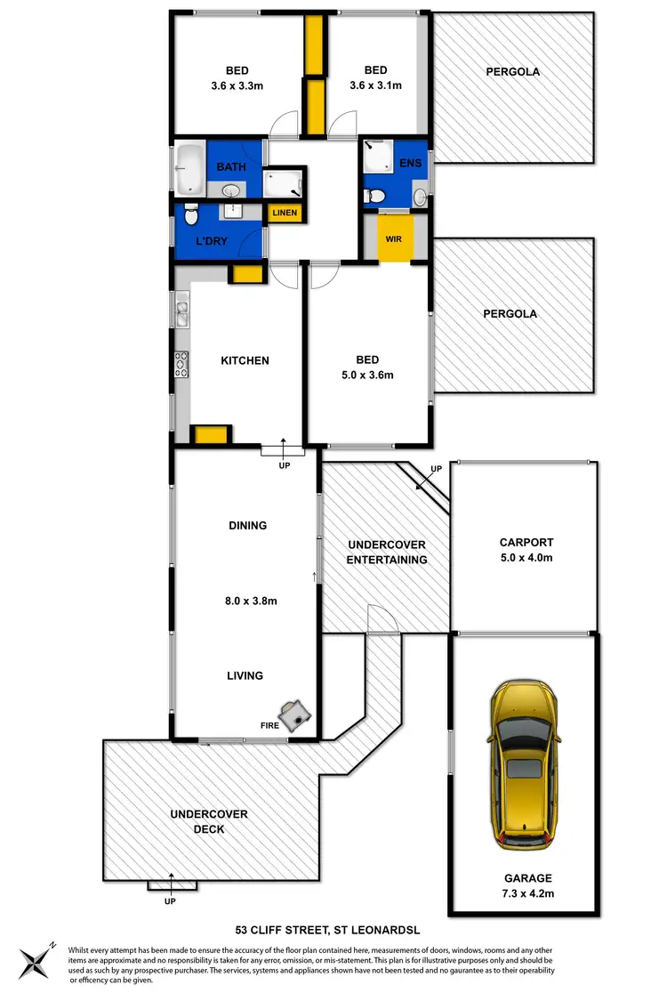 Floorplan of Homely house listing, 53 Cliff Street, St Leonards VIC 3223
