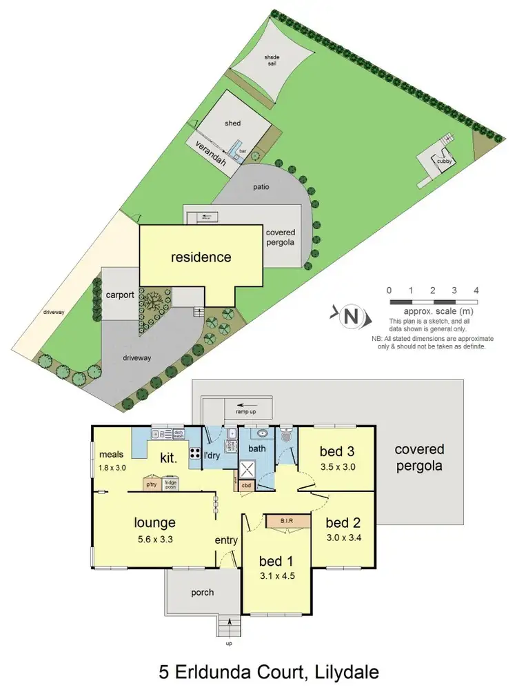 Floorplan of Homely house listing, 5 Erldunda Court, Lilydale VIC 3140