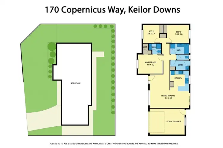 Floorplan of Homely house listing, 170 Copernicus Way, Keilor Downs VIC 3038