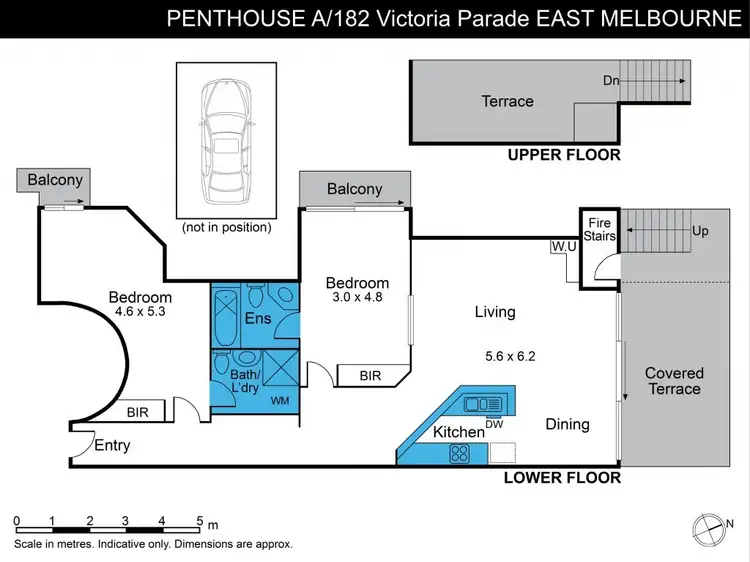 Floorplan of Homely apartment listing, PenthouseA/182 Victoria Parade, East Melbourne VIC 3002