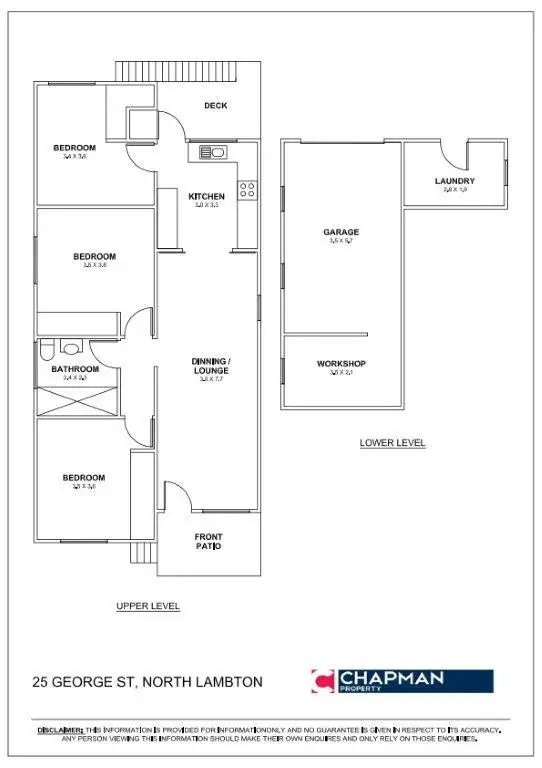 Floorplan of Homely house listing, 25 George Street, North Lambton NSW 2299