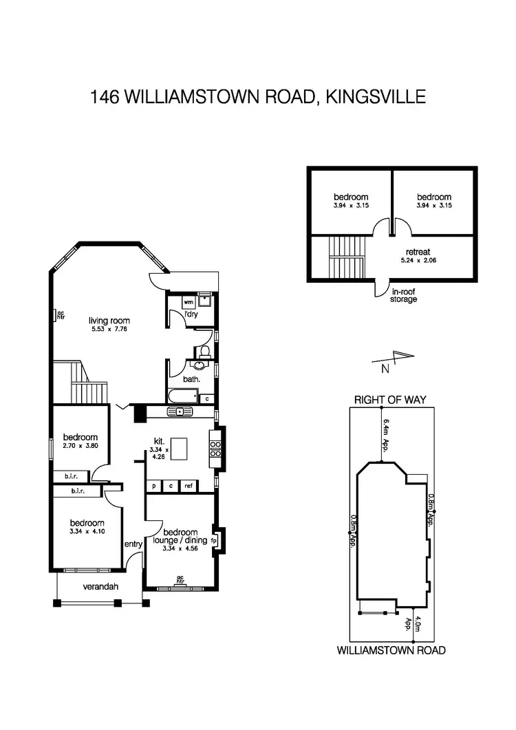 Floorplan of Homely house listing, 146 Williamstown Road, Kingsville VIC 3012